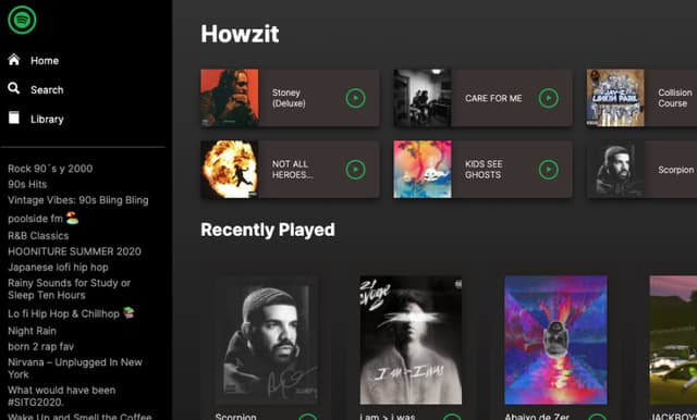 React Spotify Clone